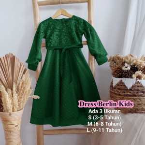 COD☑️Pakaian Pesta Anak/Dress Berlin Kids/Matt Blukat Gliter&Tille Onde/Dress Anak Murah/Pakaian Gamis Anak Murah/Pakaian Muslim Anak/Good Quality