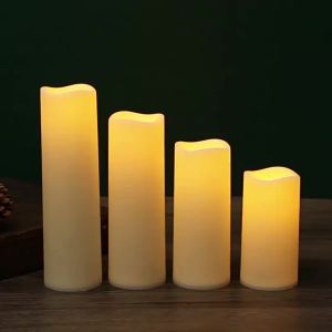 10-40Pcs Flameless Led Candles Battery Operated Candles Wedding Decor Led Candles Flickering Candle Candlelight Concerts