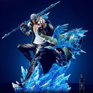 One Piece Aokiji Kuzan Anime Figure with Interchanging Heads/Hands (30 cm High) with Box