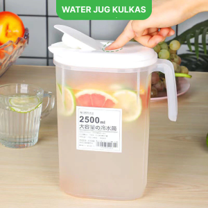Water Jug Botol Kulkas Tempat Minum 2500ML BPA Free Tahan Panas TB001-WT