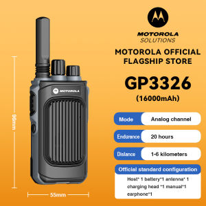 MOTOROLA GP3326 Walkie Talkie Two-Way Radio UHF Transceiver set NTC Type walkie-talkies radio walkie talkie long range