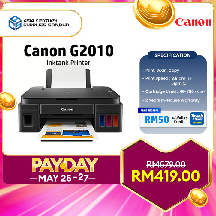 Canon Pixma G2010 All In One A4 Color Ink Tank Printer Print Scan Copy Canon Gi 790 Refill Canon Pixma G2010 All In One A4 Color Ink Tank Printer Print Scan Copy Canon Gi 790 Refill