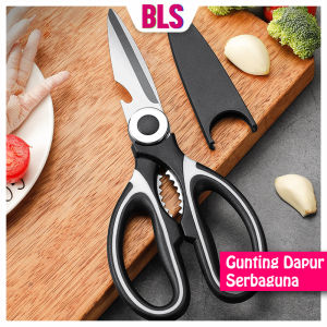 Gunting Dapur Serbaguna Stainless Steel Pemotong Daging Kepiting Kitchen Scissor