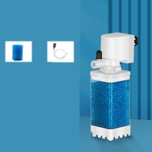 GERDA Mute Fish Tank Submersible Filter Plastic Removable Suction Toilet Fish Feces Collecter Water Circulation Pump Water Purification For Fish Tank