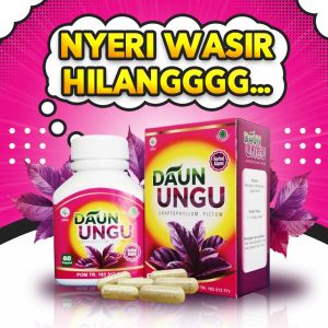 Daun ungu obat herbal BPOM Obat Wasir Anus Gatal Dan Nyeri Yg Ampuh