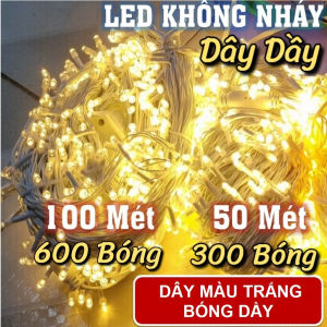 Đèn Led Dây Trang Trí 50M ̂́ ̛̛́ Đèn Nháy Trang Trí Noel Quán Cà PhêLed Cuốn Cây Ngoài trời
