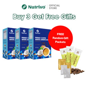 Nutrivo Keto Premix Coffee White Americano with MCT Oil (21g x 12s)[HALAL] (Best Farm)