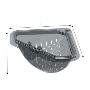 Magnetic Sink Strainer Basket🧑🏼‍🍳磁吸水槽过滤篮drain Rack/magnetic Triangular Kitchen Cleaning Food Scrap And Leftover Food Storage Rack/detachable