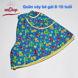 Nashop - Quần váy bé gáy quần váy hoa quần hoa quần sọt váy bé giá 8 đến 10 tuổi thời trang bé gái