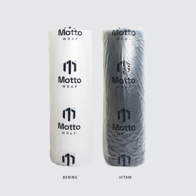 Bubble Wrap 125cm x 50 Meter - Warna Bening / Hitam - Aneka Ketebalan Dengan Core - Plastik Buble/Bubel Motto