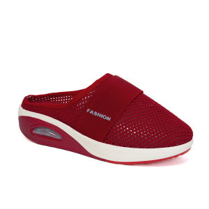 Free Shipping New WomenS Casual Sandals Featuring A Closed-Toe Design Mesh Upper Round Toe And A Wedge Heel Available In Larger Sizes