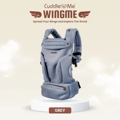 CuddleMe Wingme Carrier Premium Gendongan Depan Non Hipseat Newborn Baby Toddler SSC M Shape Adjustable 5 Posisi Bayi Balita Wing Me Cuddle Me