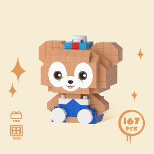 DIY Model Mainan Brick Mini Mini Block Karakter Kartun Mainan Balok Edukasi Hadiah Ulang Tahun Koleksi