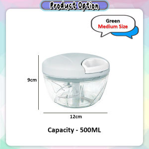 Manual Vegetable Slicer Dicer Manual Food Chopper Nicer Garlic Cutter 蒜泥神器 Pencincang Bawang - KW39