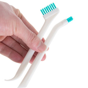 2 Pcs/Set Cleaning Narrow Brush Long Handle Portable Gap Baby Bottle Gap Cleaning Brush Household Kitchen Tool Small Brush