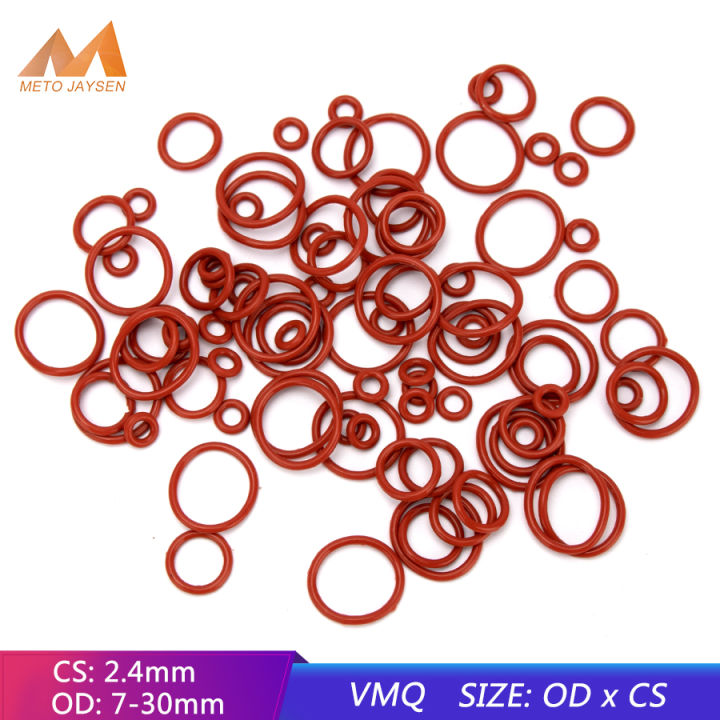 PATIKIL Silicone O-Ring 53mm OD 47mm ID 3mm Width, 10Pcs Metric VMQ