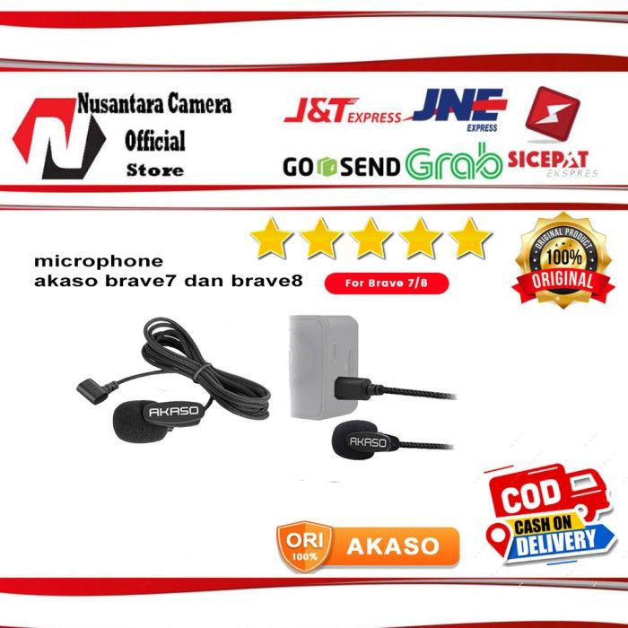 Akaso External Mic Type C For Brave 7 V50X - For Brave 7/8 | Lazada ...