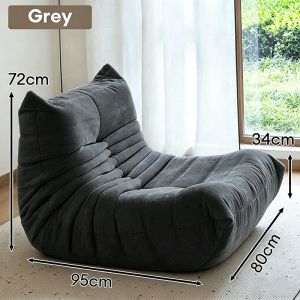 Crazy【🔥Ergonomic Lazy Sofa🔥】Mao Mao Worm Chair Super Soft & Hugging Design | Lounge Sleep Reading Chair Space-saving毛毛虫沙发