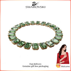 ♈ Swarovski ♈ Dây chuyền thời trang nữ Dây chuyền vàng cắt hình bát giác pha lê dây chuyền ngọc pha lê xanh thiên niên kỷ Quà tặng ngày lễ tình nhân Quà tặng sinh nhật