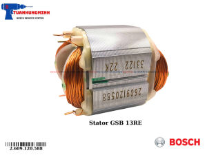 Stator máy khoan động lực Bosch GSB 13 RE 2.609.120.588 mã mới - 1619PS0988