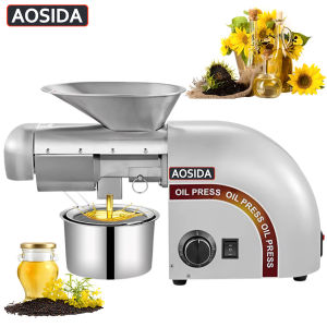 Máy ép dầu Nóng Và Lạnh AOSIDA WF-J118 Thương hiệu Anh Quốc Năng suất ép 4-7kg/giờ - Hàng Nhập Khẩu
