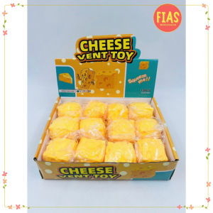 12 pcs Cheese Squishy Toy A1417 Wholesale Paninda