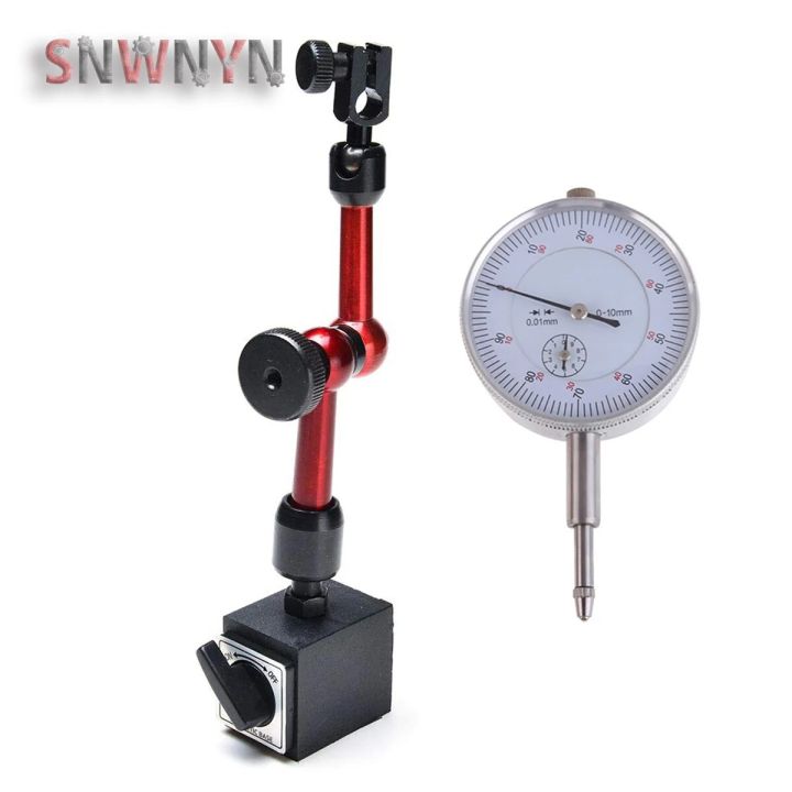 【Clearance】 Mini Magnetic Base Holder Stand 0-0.08/10mm Dial Test ...