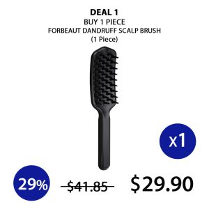 (FORBEAUT OFFICIAL STORE) Dandruff Scalp Brush - COCOMO