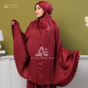 Mukena Dewasa Premium Silk 2in1 Lasercut