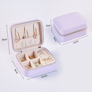 Jewellery BoxSmall Travel Jewellery Organiser Storage Case for Rings Earrings Necklace Bracelets