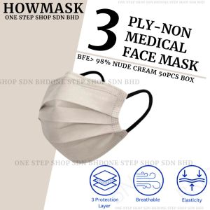 Black Mask Color Face Mask Earloop BLACK DENIM BLUE SKY BLUE BLACK WHITE 50pcs Morandi Face Mask