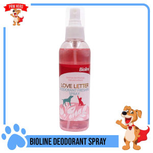 PAW HERO Bioline Deodorant Freshing Spray LOVE LETTER Dog & Cat Perfume Deodorizing Spray 207ml