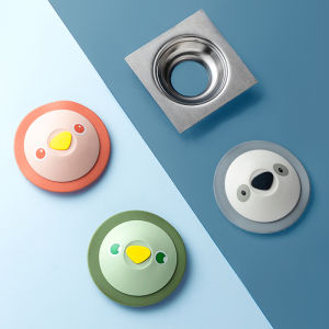 Nắp Đậy Lỗ Thoát Nước Hình Thú Dễ Thương Bồn Rửa Tay Bồn Rửa Chén Bát Chặn Mùi Hôi Và Lọc Rác Tiện Dụng Dễ Lắp Đặt K03