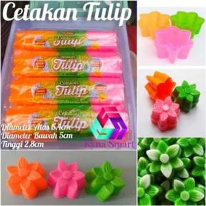 Cetakan Kue/Cetakan Putu Ayu / Puding /Agar/ Bentuk Tulip