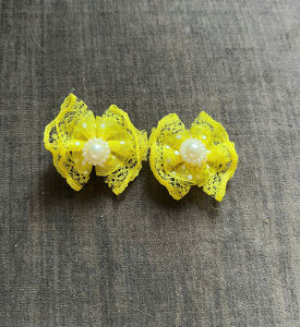 NƠ KẸP TÓC CÀI TÓC BUỘC TÓC SANG TRỌNG NHIỀU MÀU DỄ THƯƠNG MÃ 18 XINH XẮN CHO THÚ CƯNG CHÓ MÈO