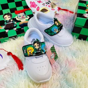 รองเท้านักเรียน CD-88/CD-99 ไฟกระพริบ ลายทันจิโร่ สุดฮิต พร้อมส่ง(CD88)