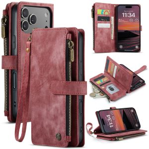 For iPhone 17 16 15 14 13 12 11 Pro Max iPhone 17 16 15 14 7 8 Plus SE 2022 Phone Case Magnetic Leather Wallet 10 Card Slots Couples Flip Cover Casing