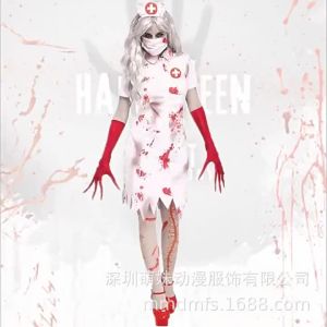 womens Halloween cos zombie nurse costume doctor cosplay Zombie costume role-playing set