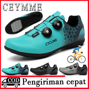【Tersedia】Sepatu Sepeda Non Cleat Sepatu Bicycle Shoes Plat Sepatu Sepeda Lipat MTB Roadbike Putih Otomatis Ukuran Besar Tren Korea Sangat ringan Size 36-47 Cycling Shoes sepatu sepeda mtb pria Sepatu Bersepeda Sepatu Mtb