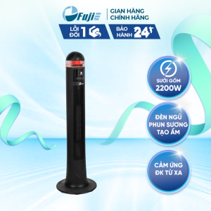 Máy sưởi gốm FujiE VH221 – Tạo ẩm phun sương điều khiển giọng nói tiếng Việt - Công suất 2200W