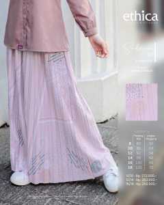 ROK PAYUNG PLISKET MOTIF WANITA ETHICA SABRINA 07 DUSTY PINK
