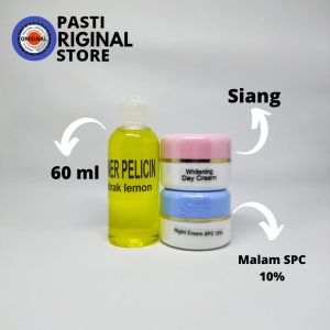 SIANG&MALAM SPC 10%+TONER PELICIN[60ml] PAKET KINCLONG 7 HARI