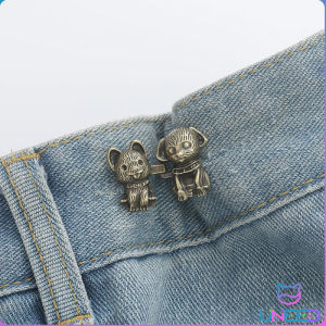 UNeed Tighten Waist Button Cartoon Shaped Adjustable Jean Waist Buckle No Sew Snap Reusable Jeans Pins