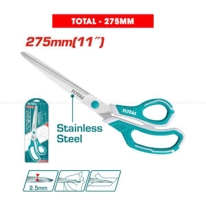 Kéo cắt cầm tay TOTAL chất liệu thép không gỉ độ dày lưỡi 2.5mm đa chức năng tiện lợi