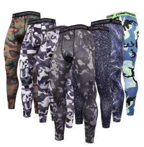 HOLA Quần Legging Nam Đồ Bơi Thể Thao Quần Thể Thao Nam Quần In Quần Áo Tập Thể Dục Co Giãn Nhanh Khô Chạy Bộ Quần Tập