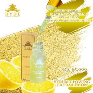 CREAM MALAM EXTRA GLOWING HYDE BEAUTY SKINCARE / HARGA ECER / CREAM SIANG HYDE SKINCARE SERUM LEMON