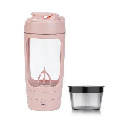 [SG] 630ml USB Electric Portable Whey Protein Shaker bottle Fully Automatic Stirring Cup Rechargeable Gym Free Cocktail