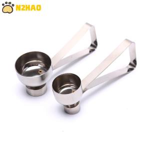 【N2HAO】 Stainless Steel Egg Cutter Eggshell Topper Shell Opener Kitchen Cooking Tools