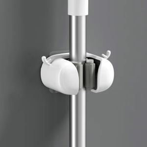 【จัดส่งวันเดียวกัน】ที่แขวนไม้ถูพื้นแบบไม่ต้องเจาะ กันน้ำและความชื้นได้ แขวนไม้ถูพื้น ไม้กวาด และอุปกรณ์ทำความสะอาดอื่นๆ พร้อมกัน!