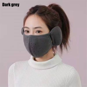 YIYIUR Women Female Breathable Earlap Fleece Mouth Cover Ear Warmer Warm s Cold-proof Earmuffs